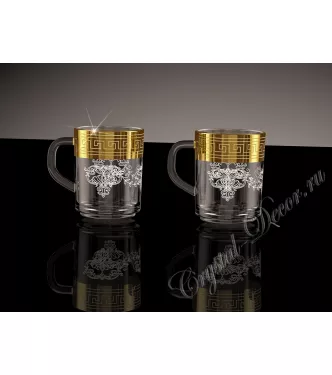 Кружки Green Tea рисунок Барокко 2 Шт.
